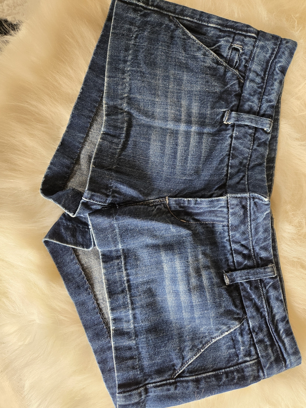 American Eagle Outfitters Dark Blue Denim Shorts